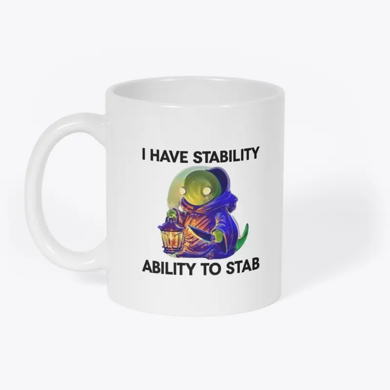 Stability - white mug